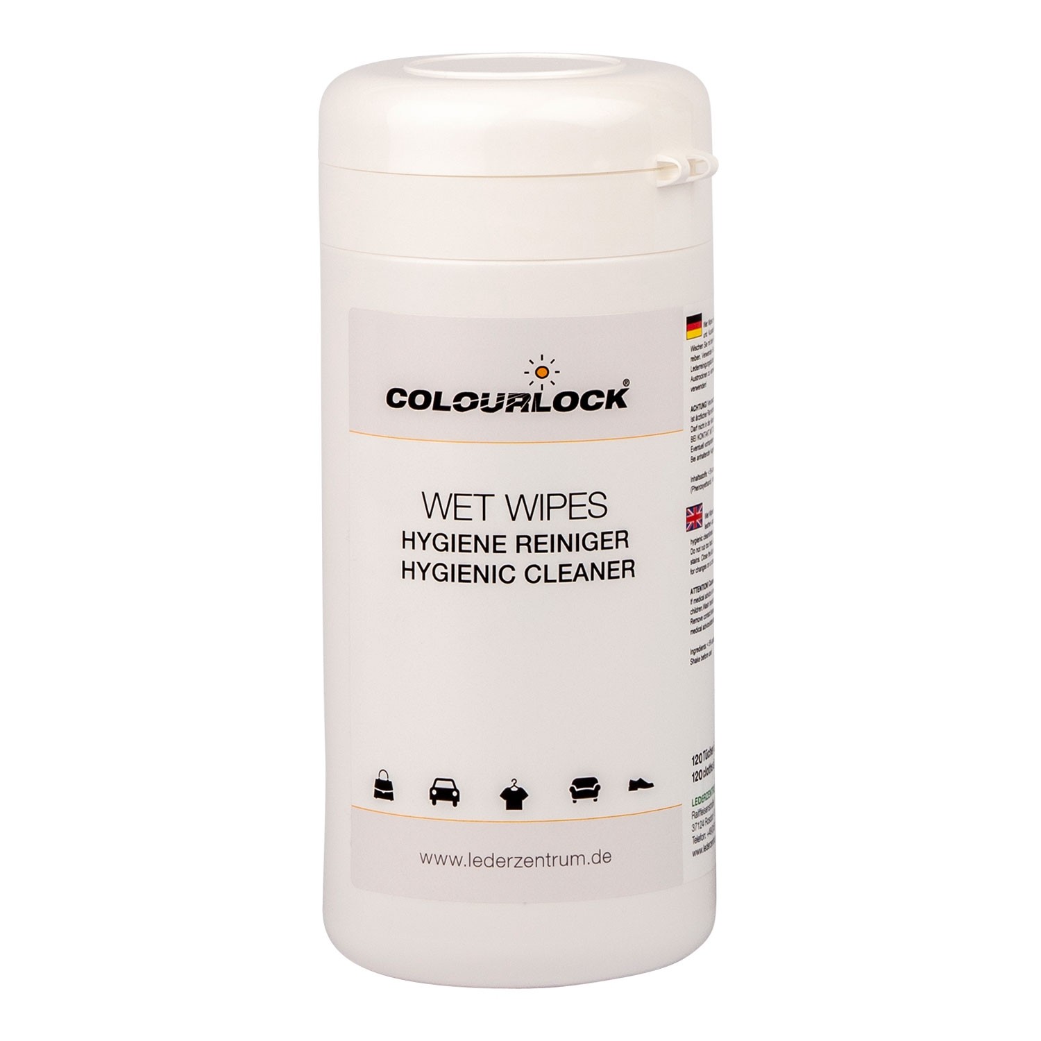 COLOURLOCK Wet Wipes Hygiene Reiniger, 90 stuks
